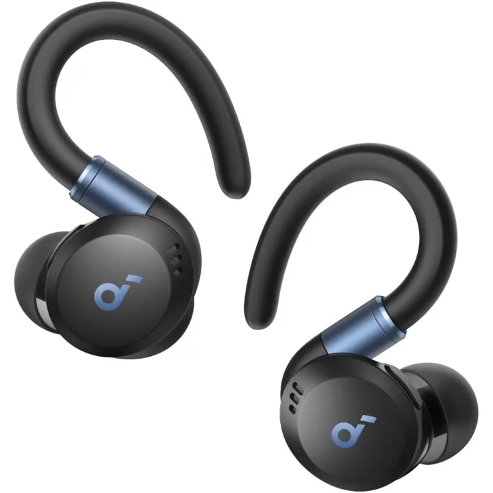 Căști sport Anker Soundcore Sport X20 negre, cu cârlig pentru ureche