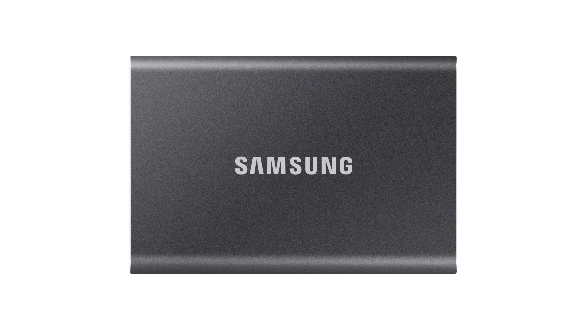 SSD extern Samsung T7, de 1 TB, Titan Grey