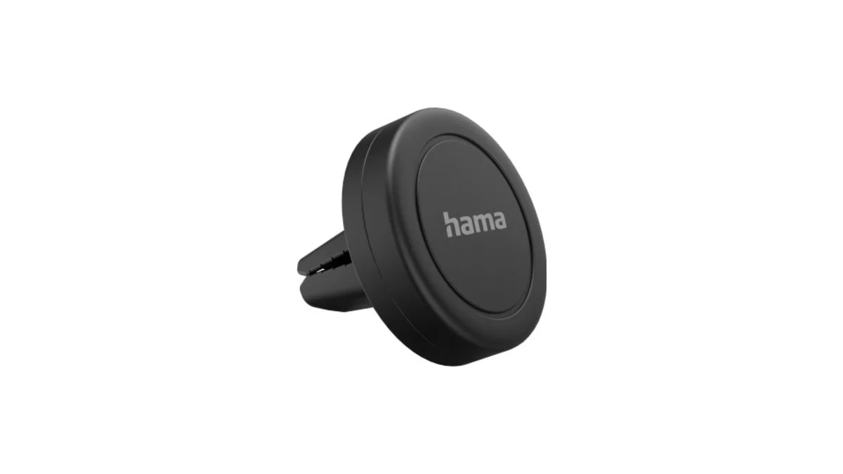 Suport auto magnetic Hama Magnet, rotund și compact, pentru grila de ventilație
