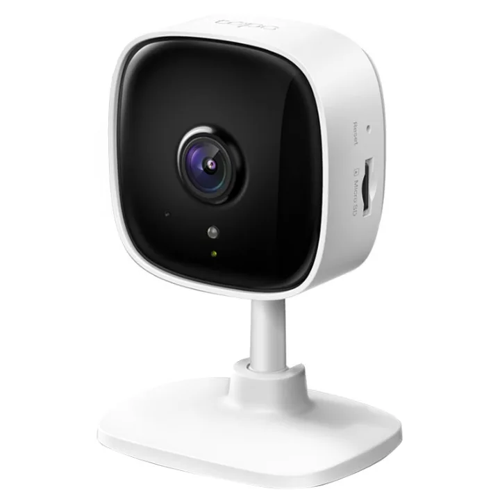 Camera de supraveghere fixă Tapo C110, albă, pe suport