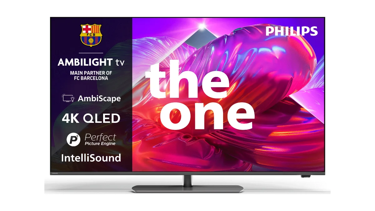 Philips 55PQS9011 The One, televizor QLED de 139 cm cu Ambilight