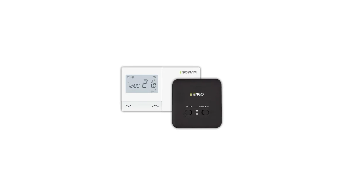 Termostat smart ENGO E901WIFI, alb